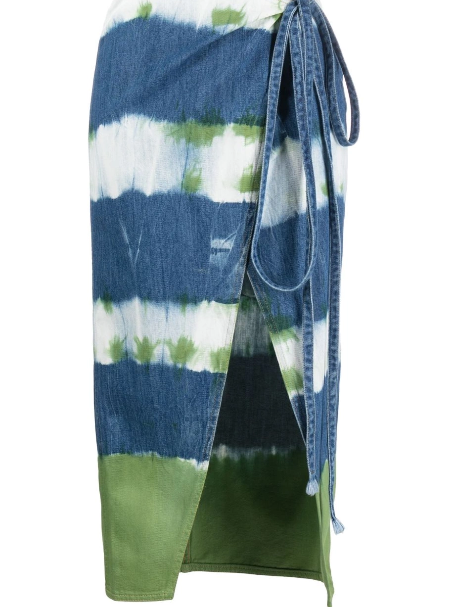 Affordable Alanui Journey skirt denim Magic Women wrap 0801